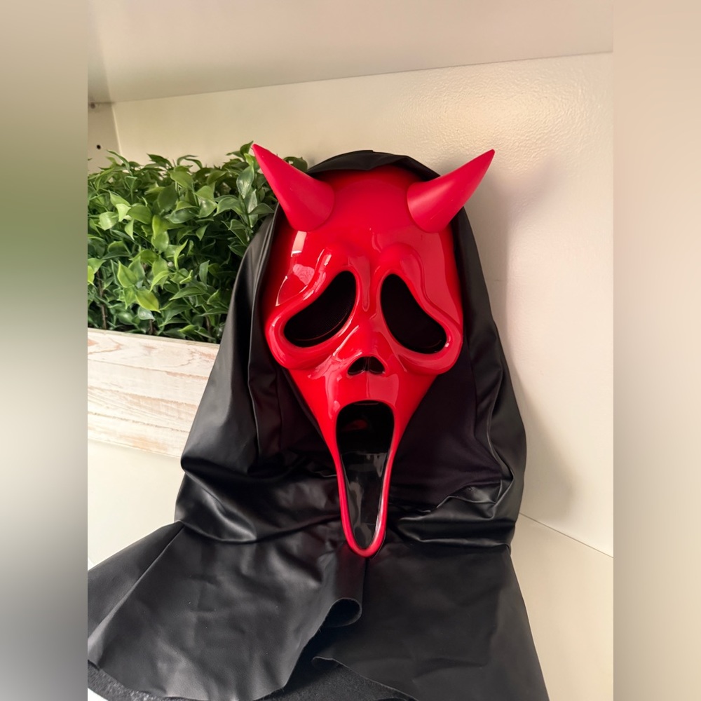 Spirit Fun World Dead By Daylight Ghost Face Scream Red Devil Halloween Mask